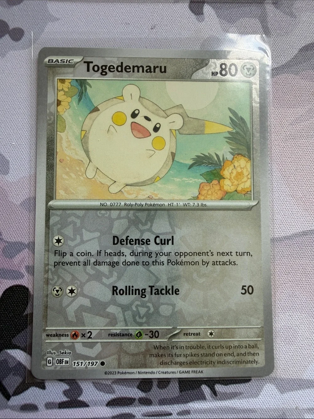 Togedemaru Pokémon Card Lot ⚡ | Reverse Holo 4 Cards ✨5/$25✨